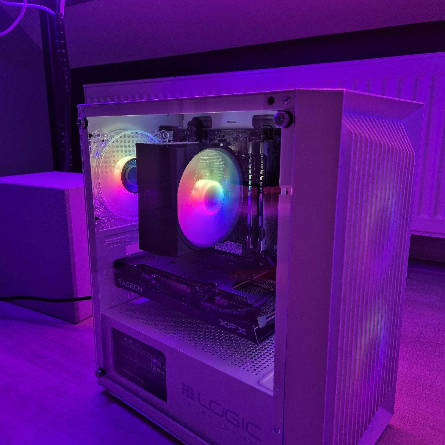 Komputer R5 5600/RX6600/RX6700XT/Gamingowy 16GB ram3600Mhz RGB okazja