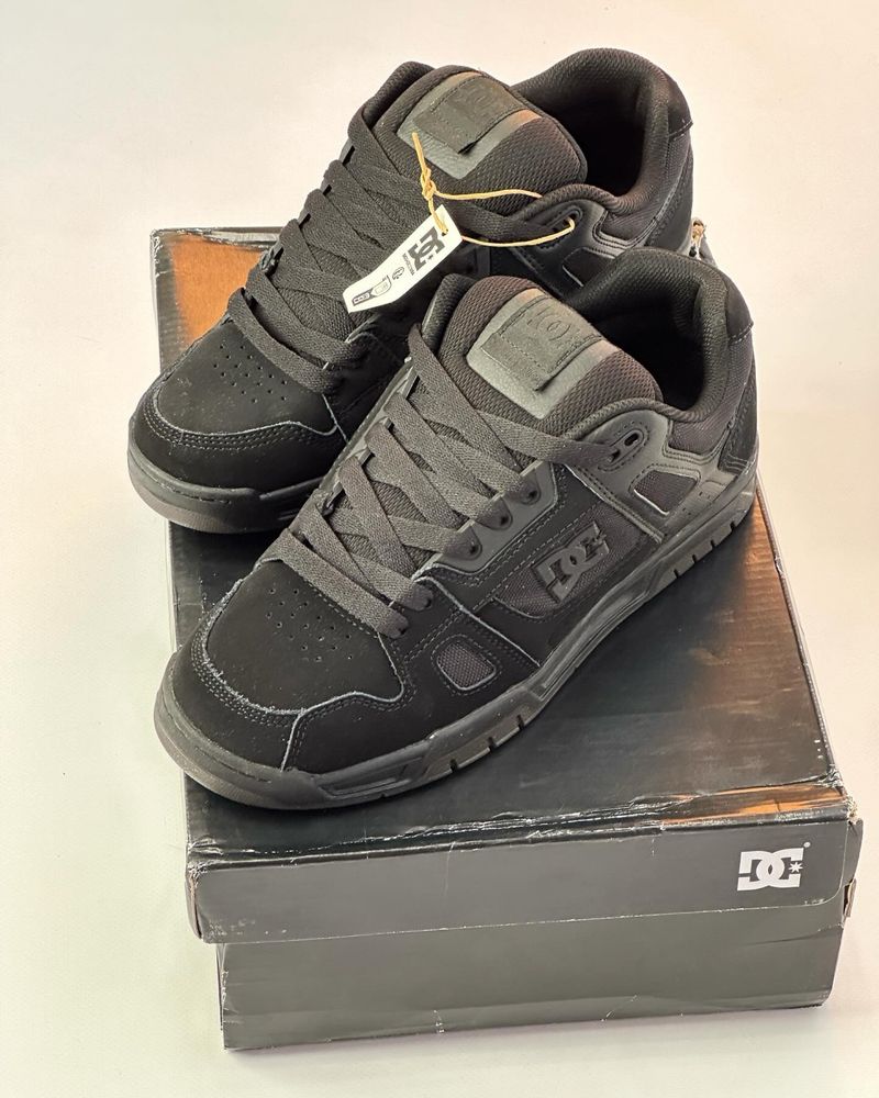 DC Shoes Stag black 43 кеди кросівки кеды крососвки черные чорні 42.5