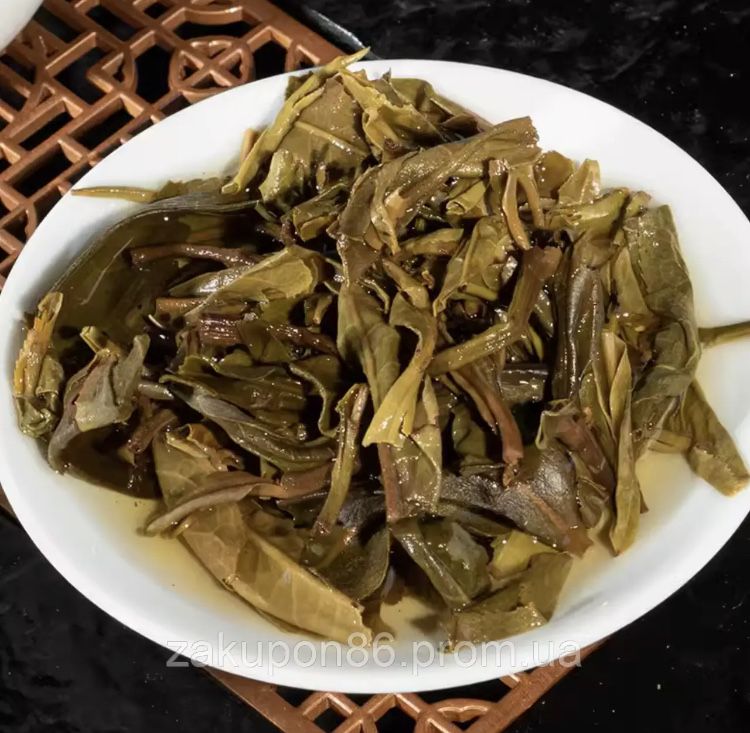 Шен Пуэр зеленый  чай 2009 года  Мэнхай Лаобань Чжан