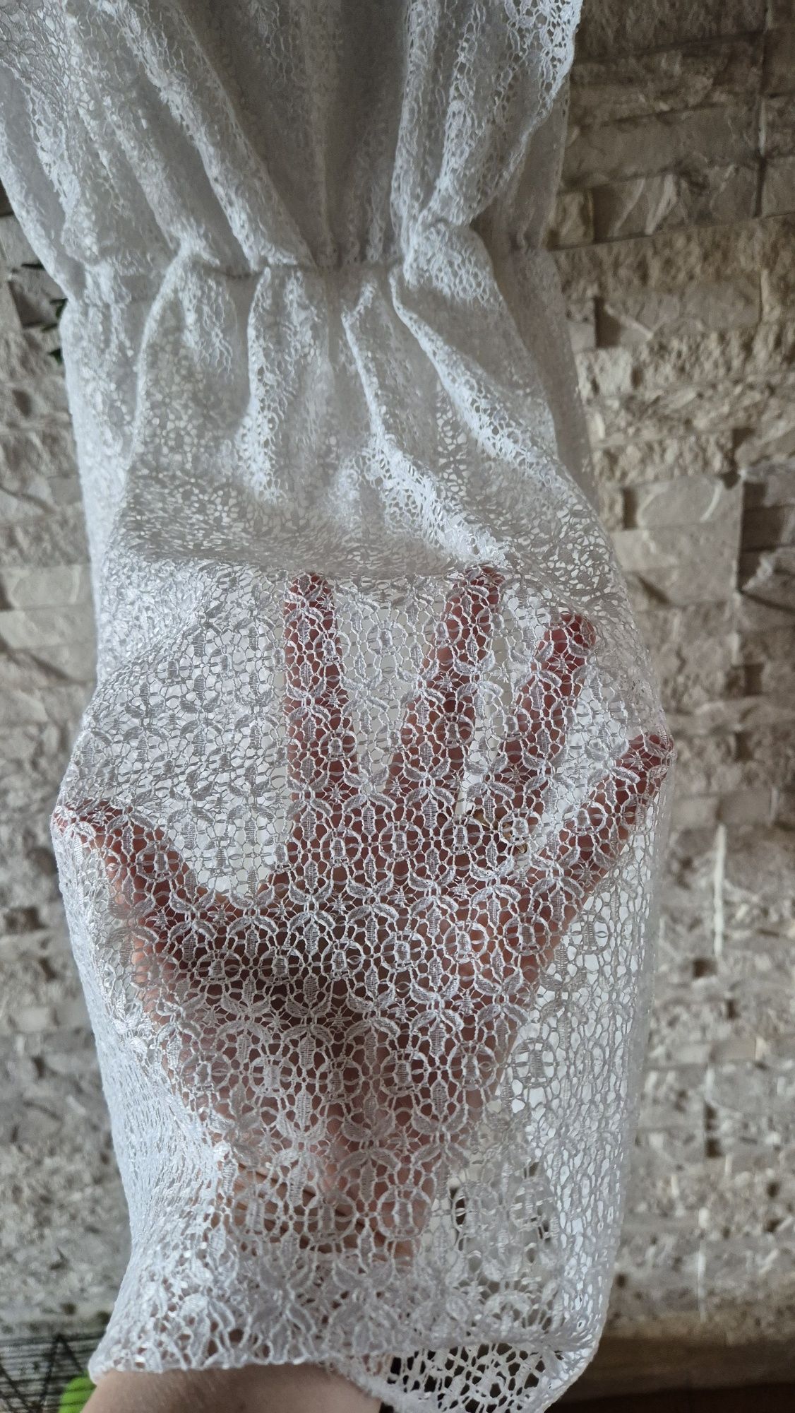 Piękna biała sukienka cool club smyk  140
