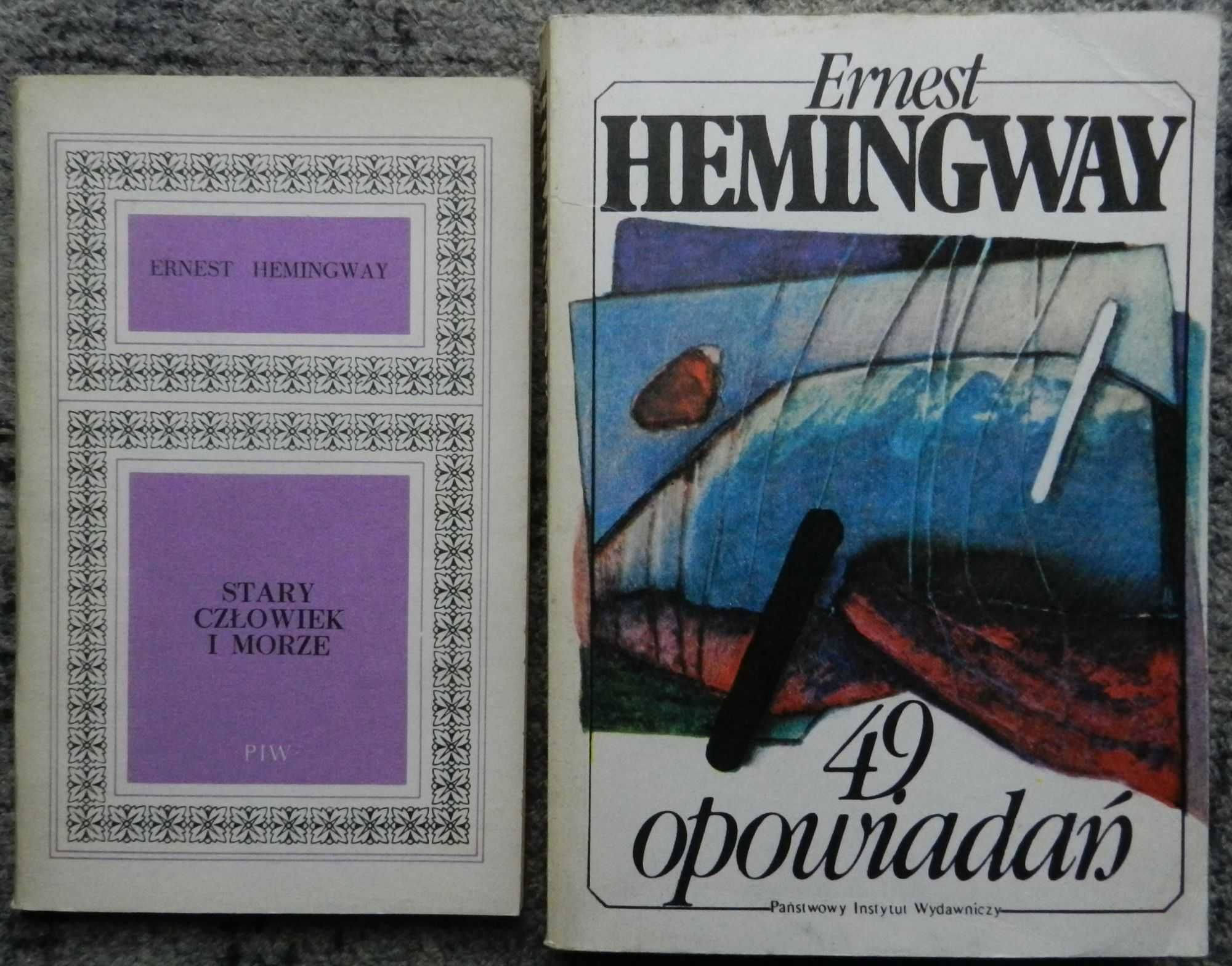 Hemingway Ernest - Stary człowiek i morze, 49 opowiadań