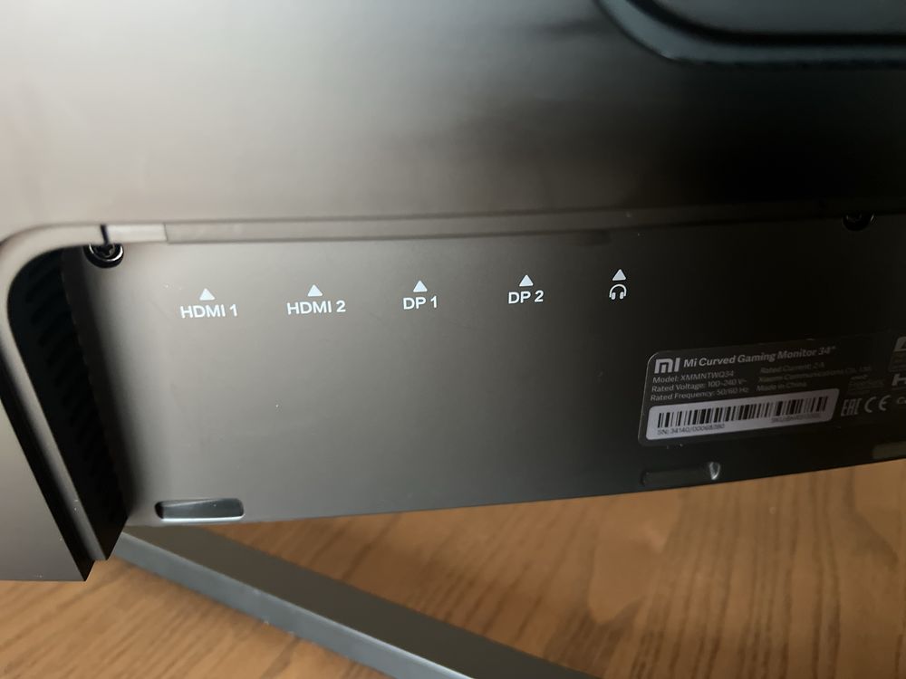 Monitor Xiaomi Mi 34" Curvo 144Hz