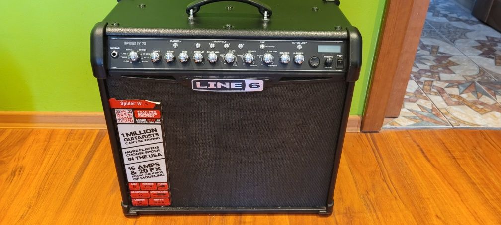 Line 6 spider IV 75w. Wzmacniacz gitarowy piecyk
