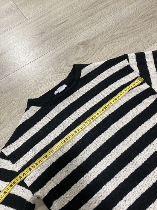 кофта укорочена в полоску, чорно біла