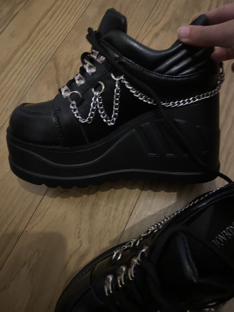 botas plataforma.