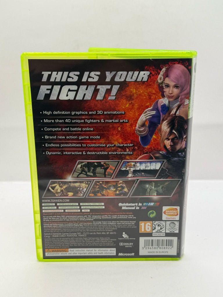 Tekken 6 3xA Xbox nr 9260