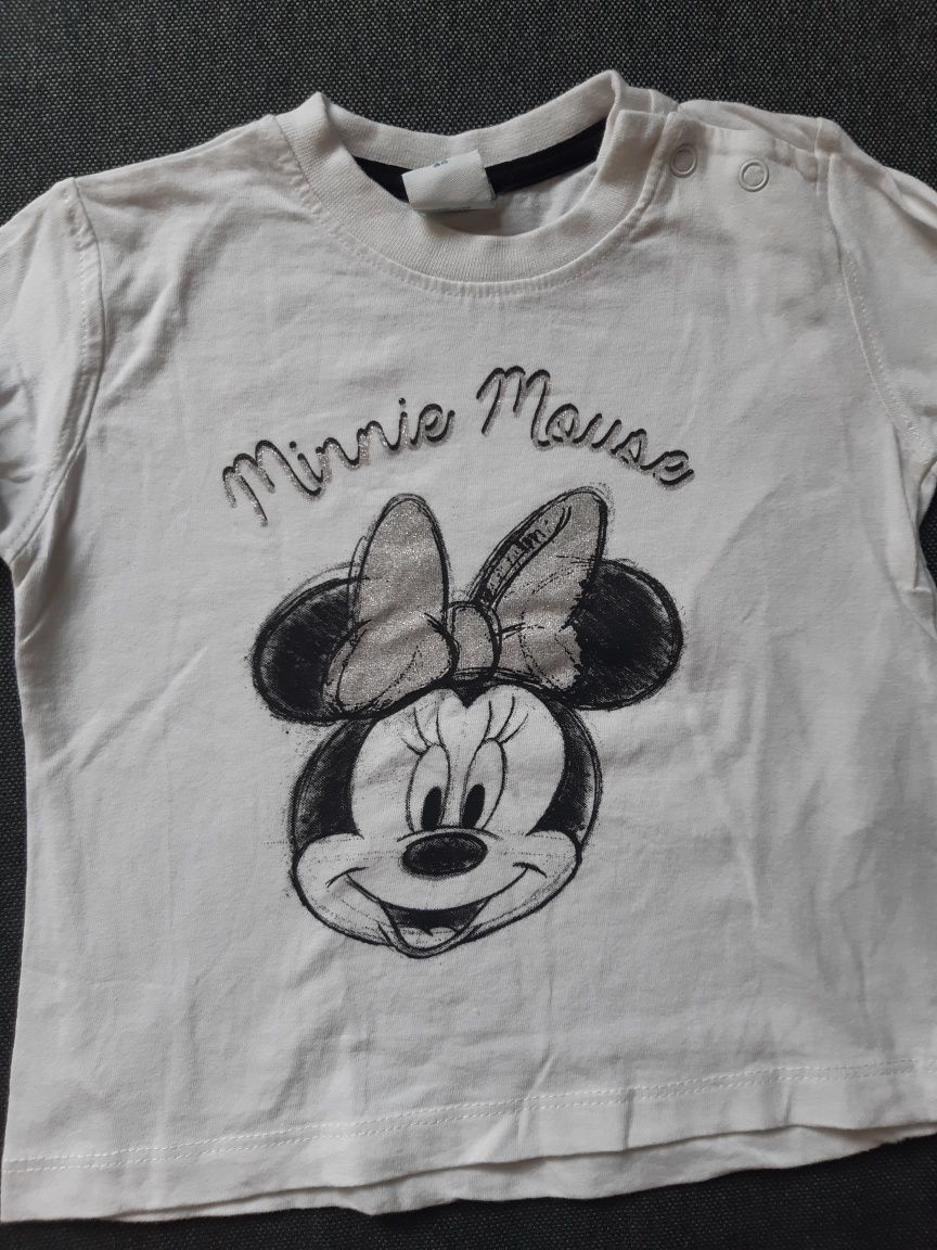 Zestaw Bluzeczka Disney Myszka minnie i sukienka 2 w 1 roz 86