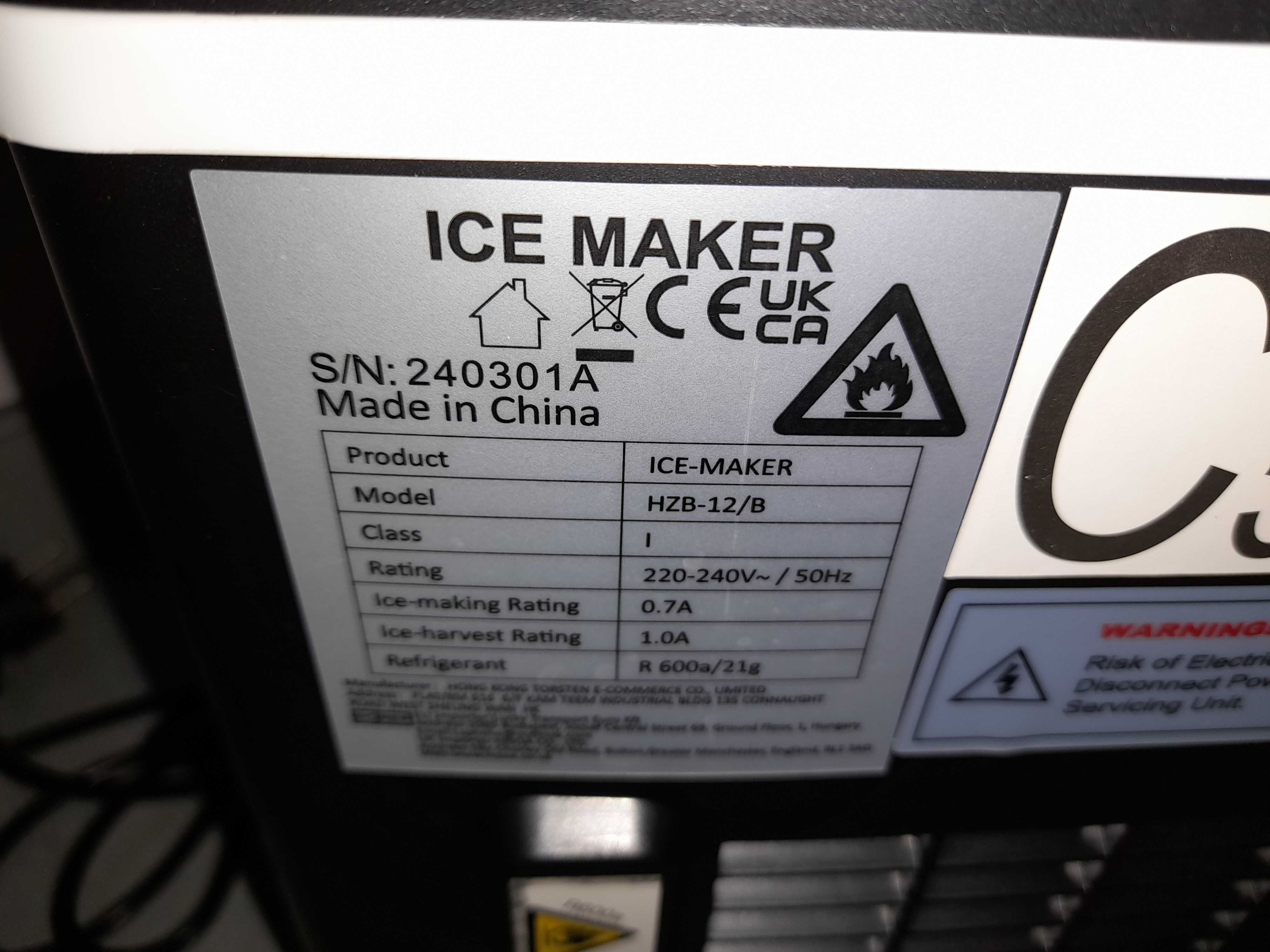 Kostkarka do ludu Ice Maker HZB-12/B