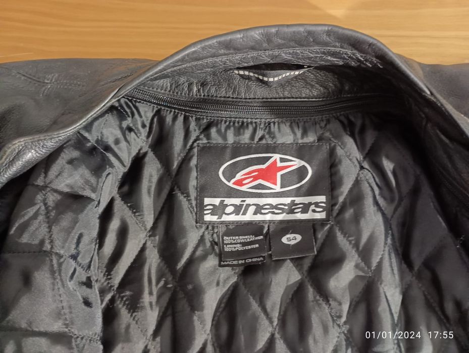 Blusão pele Alpinestars T54