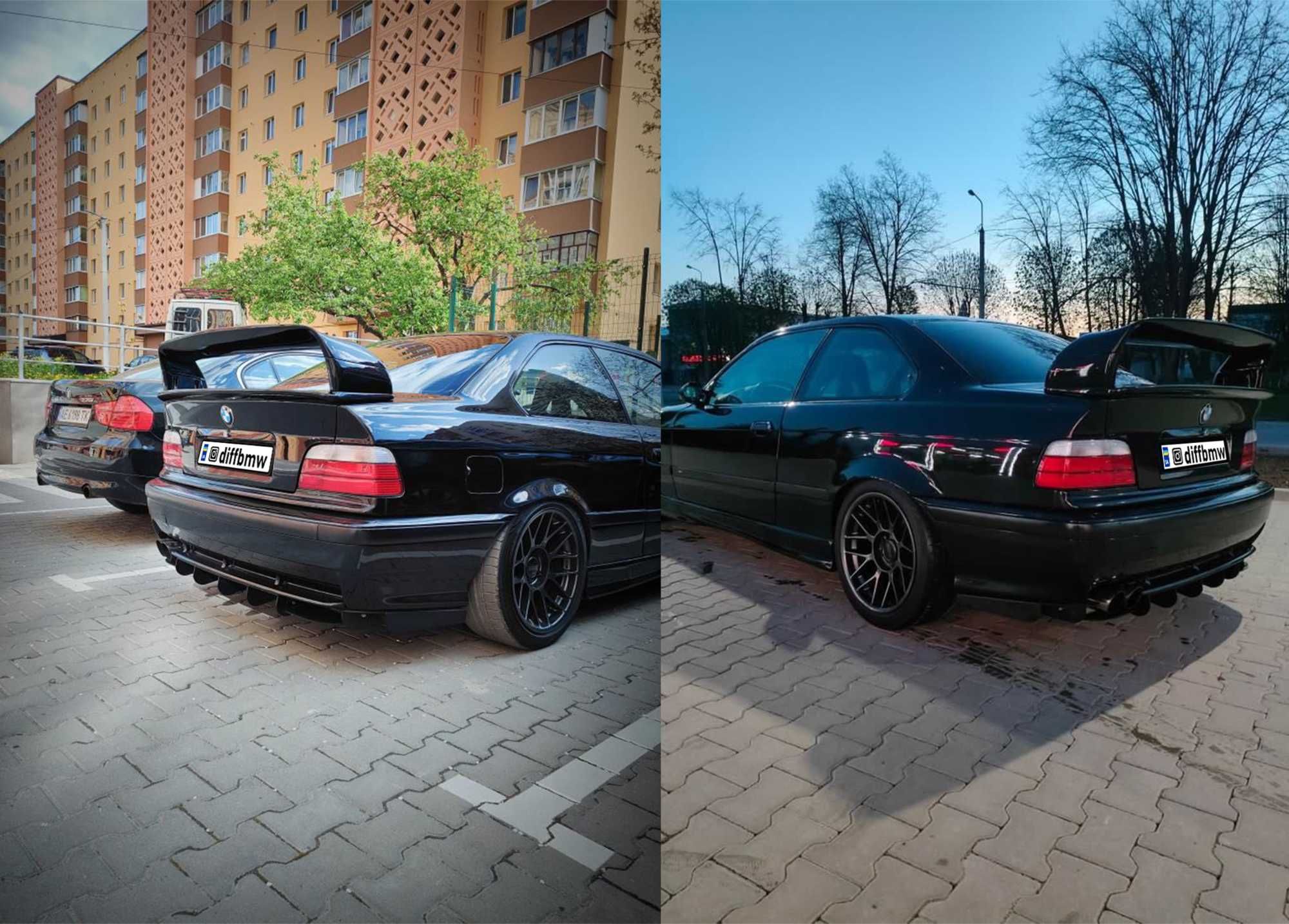Dyfuzor tylnego zderzaka BMW E36, dyfuzora, rozdzielacz