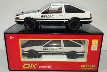 TOYOTA TRUENO AE86 Sprinter модель 1:16 Металл звук свет