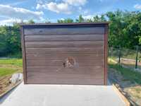 3x5 garaż blaszak drewnopodobny konstrukcja z profila zamknietego ocyn