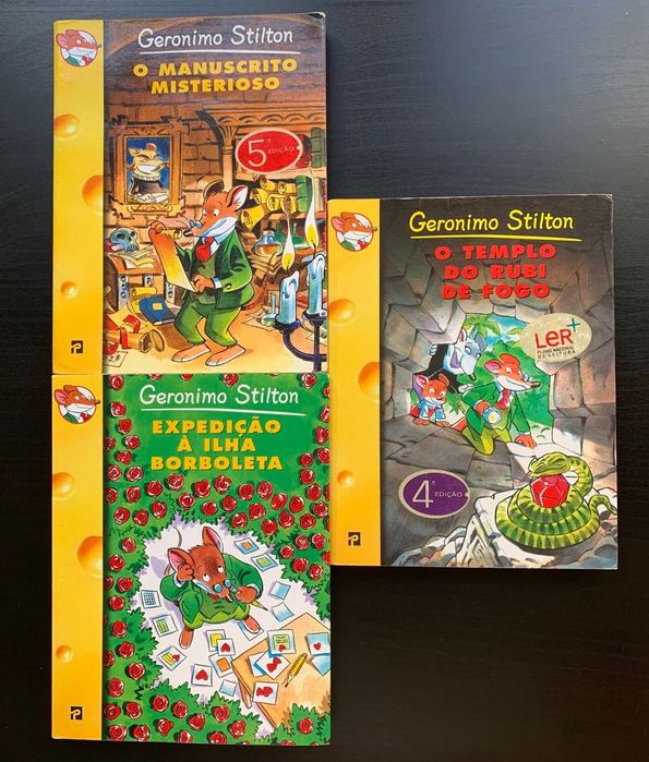 3 LIVROS: Geronimo Stilton
