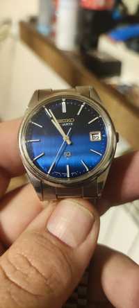 Seiko vintage SQ dark blue 1978 rok