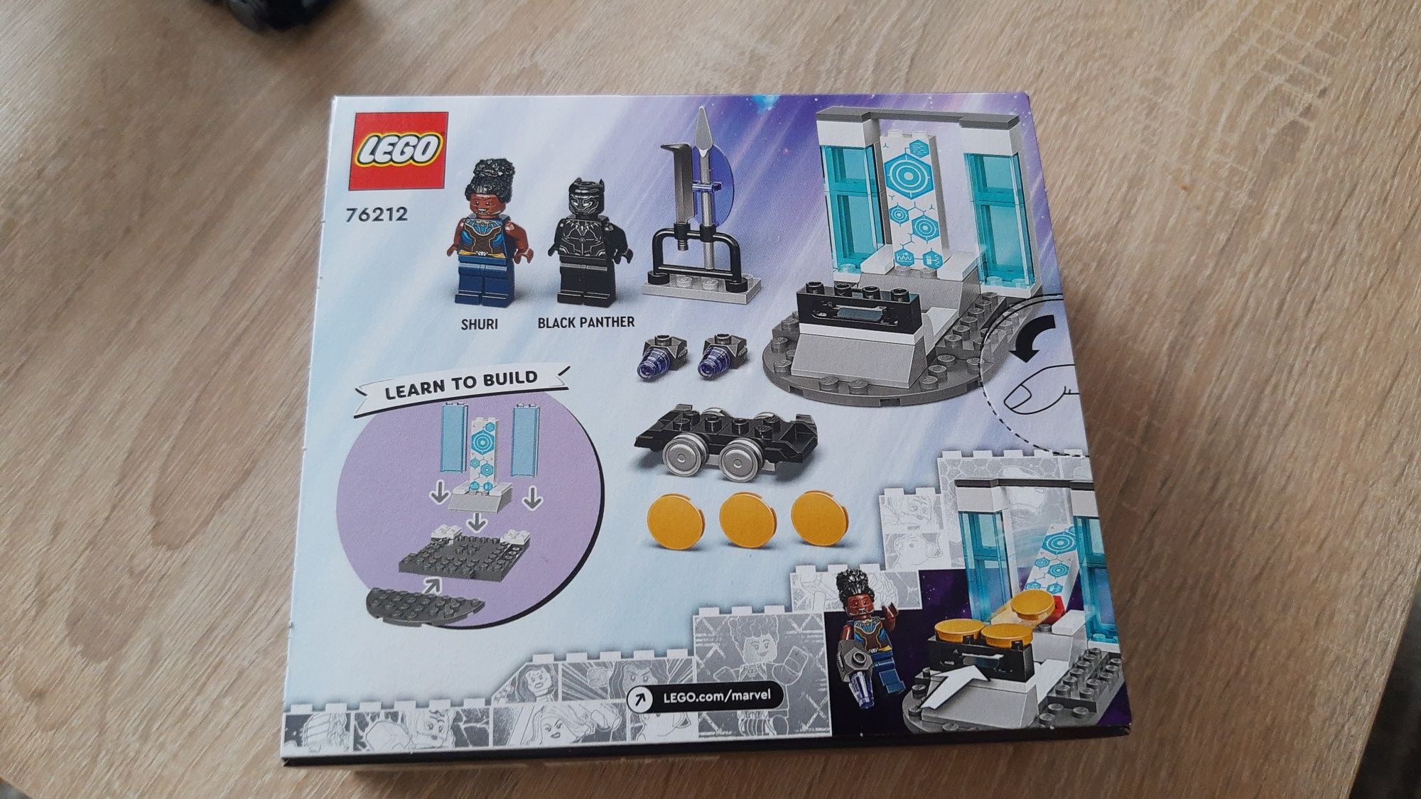 Nowe klocki  LEGO Super Heroes 76212 Laboratorium Shuri.4+