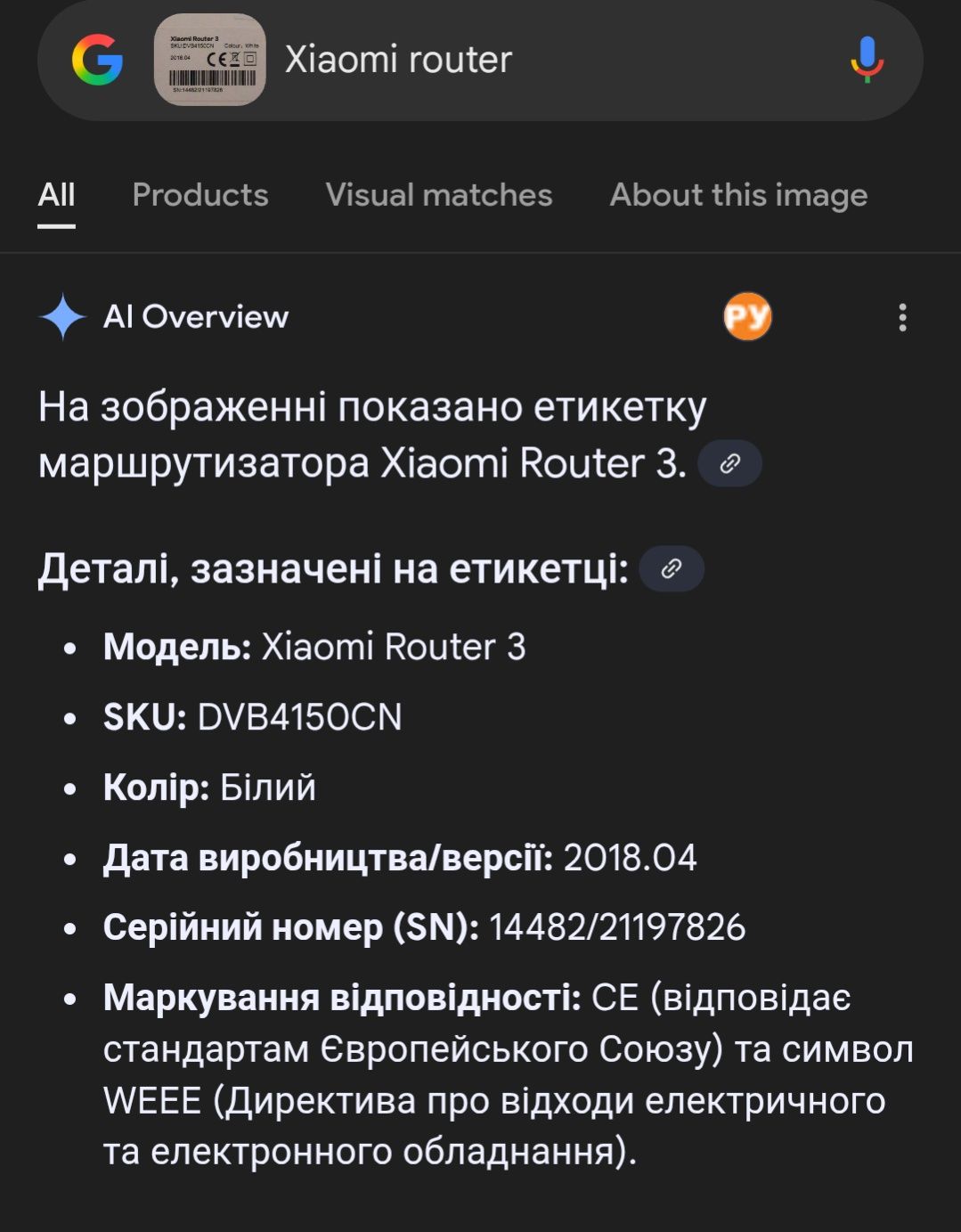 Wifi роутер Xiaomi AC1200