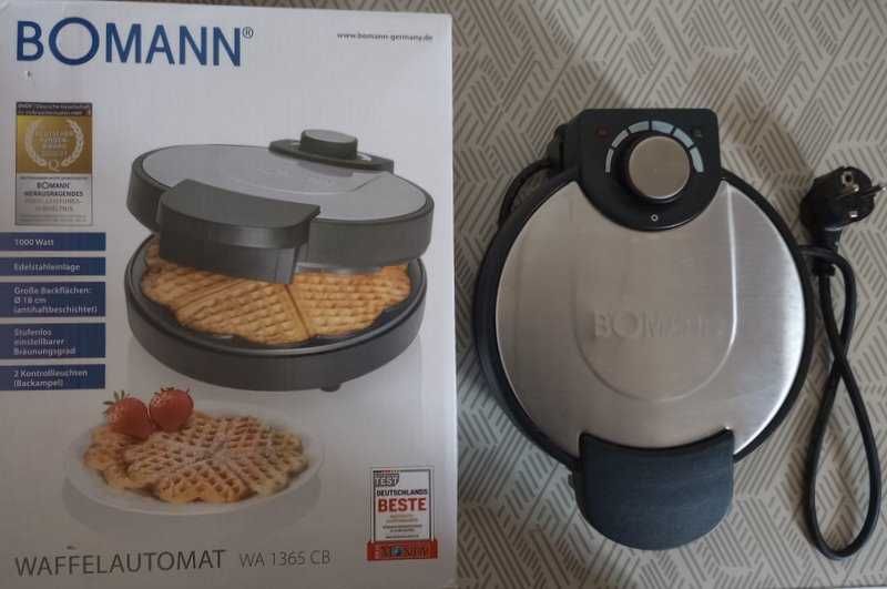 Maquina fazer Waffles Bomann  ma1365cb. Otimo preço