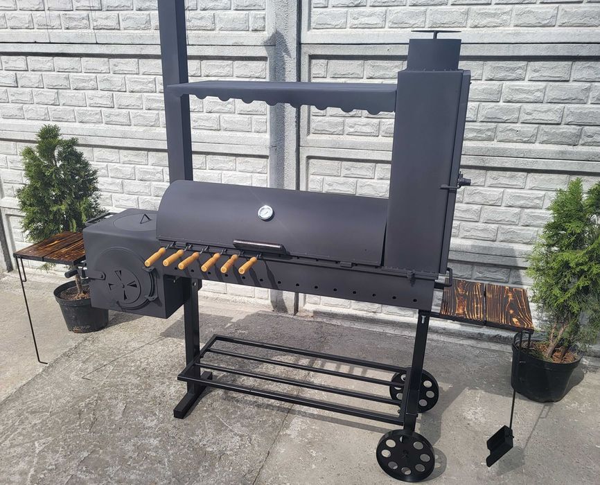 ГАРАНТІЯ! ВІД ЗАВОДА! 4мм! Мангал Коптильня Барбекю, Печь Под Казан