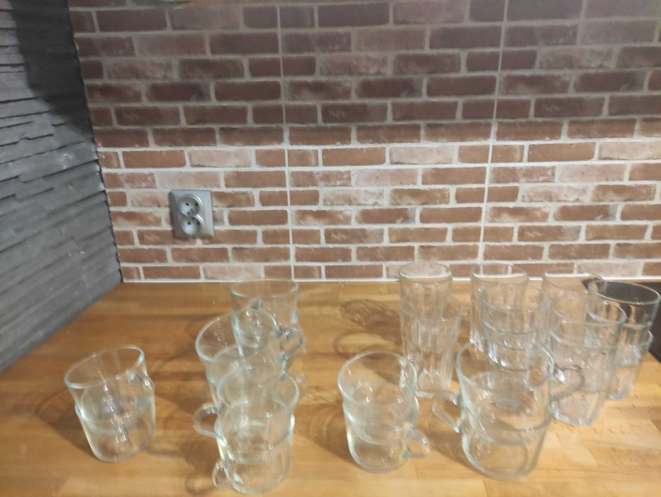 Szklanki z IKEA, 6xmałe i 6xduże