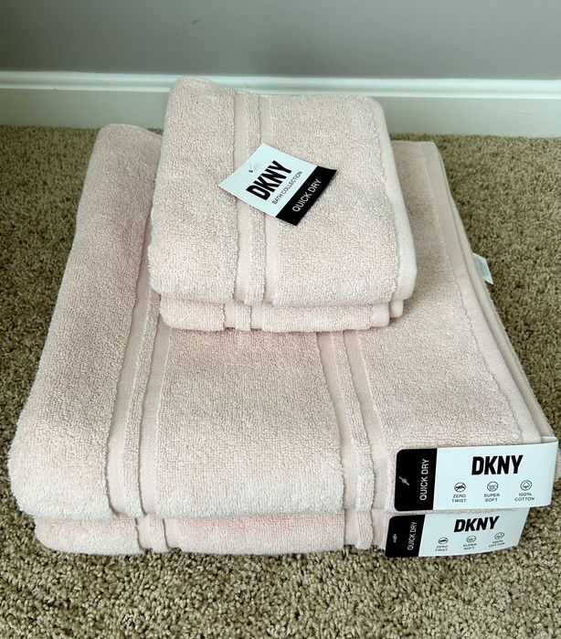 Рушники махрові DKNY 100% оригінал+ 100% бавовна!