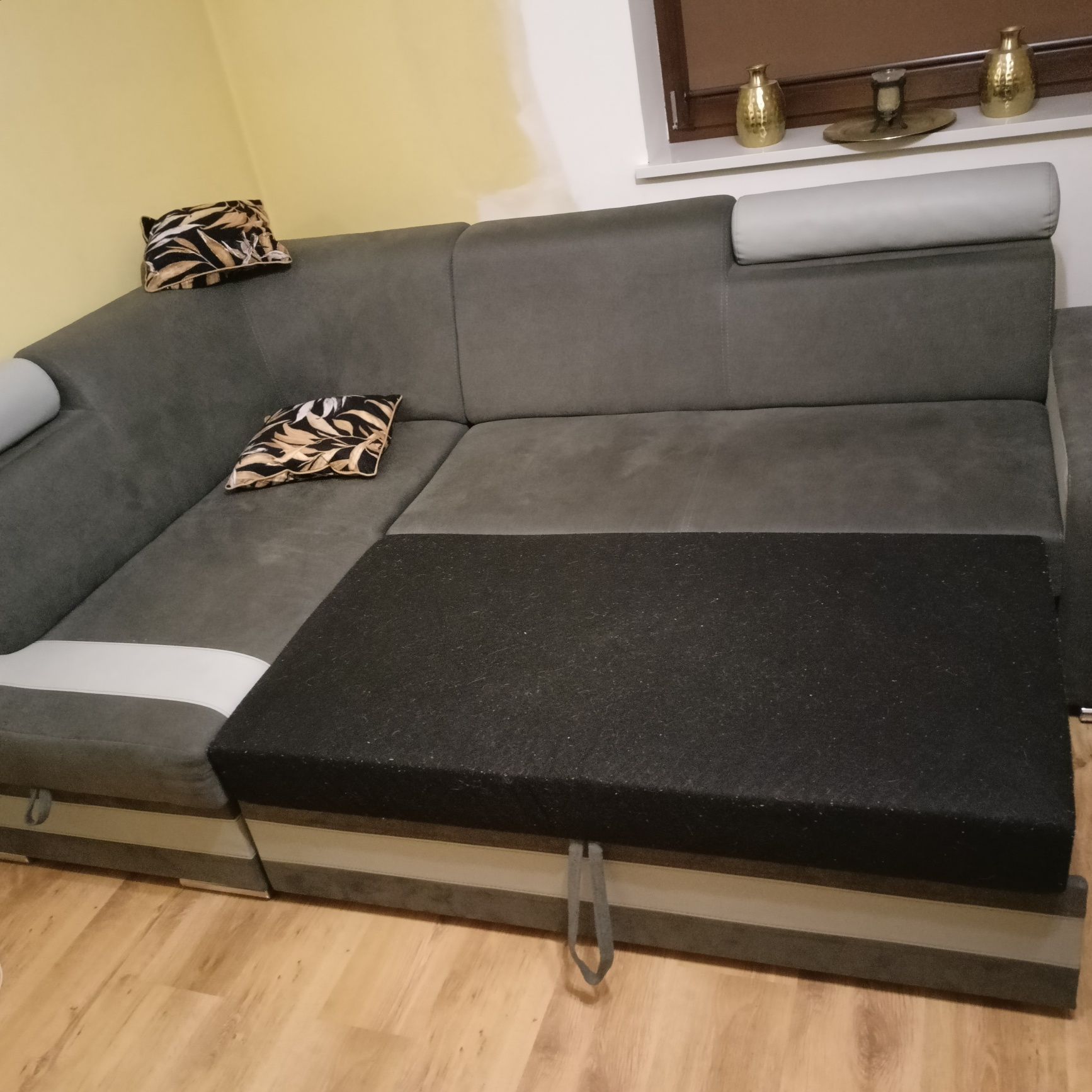 Sofa rogówka narożnik z możliwością spania