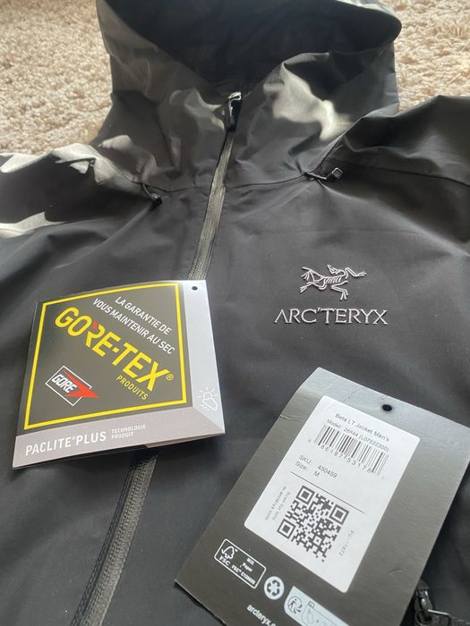 Kurtka przeciwdeszczowa Arc’teryx czarna