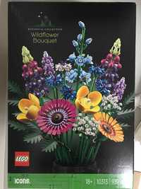 Klocki LEGO Icons, Botanical - Bukiet z polnych kwiatów, 10313, nowe