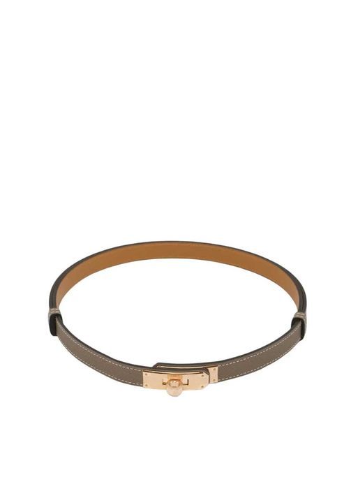Ремінь Kelly 18 Belt Etoupe Gold Buckle