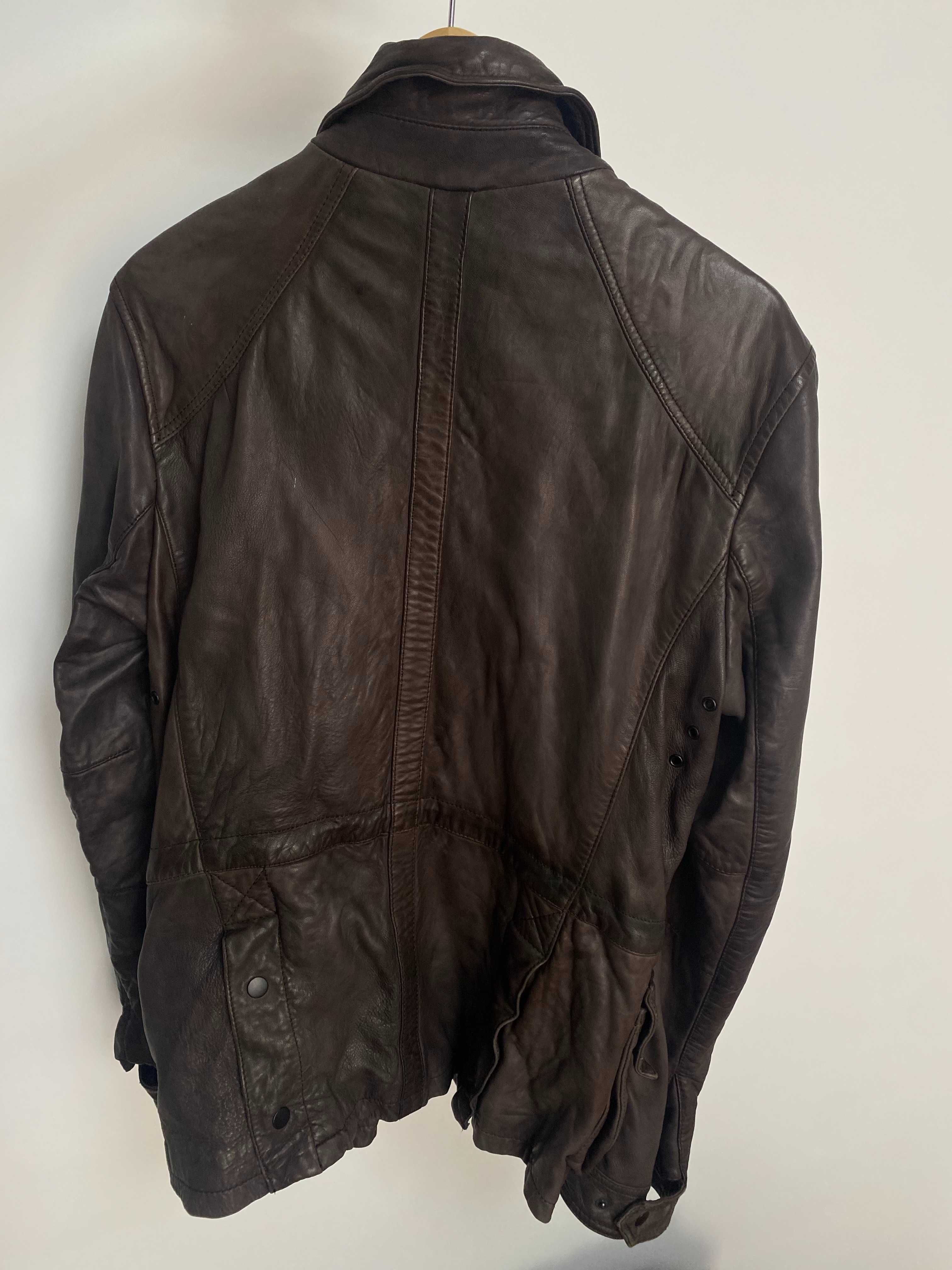 Мужская кожаная куртка ALLSAINTS размер S шкіряна куртка весна leather