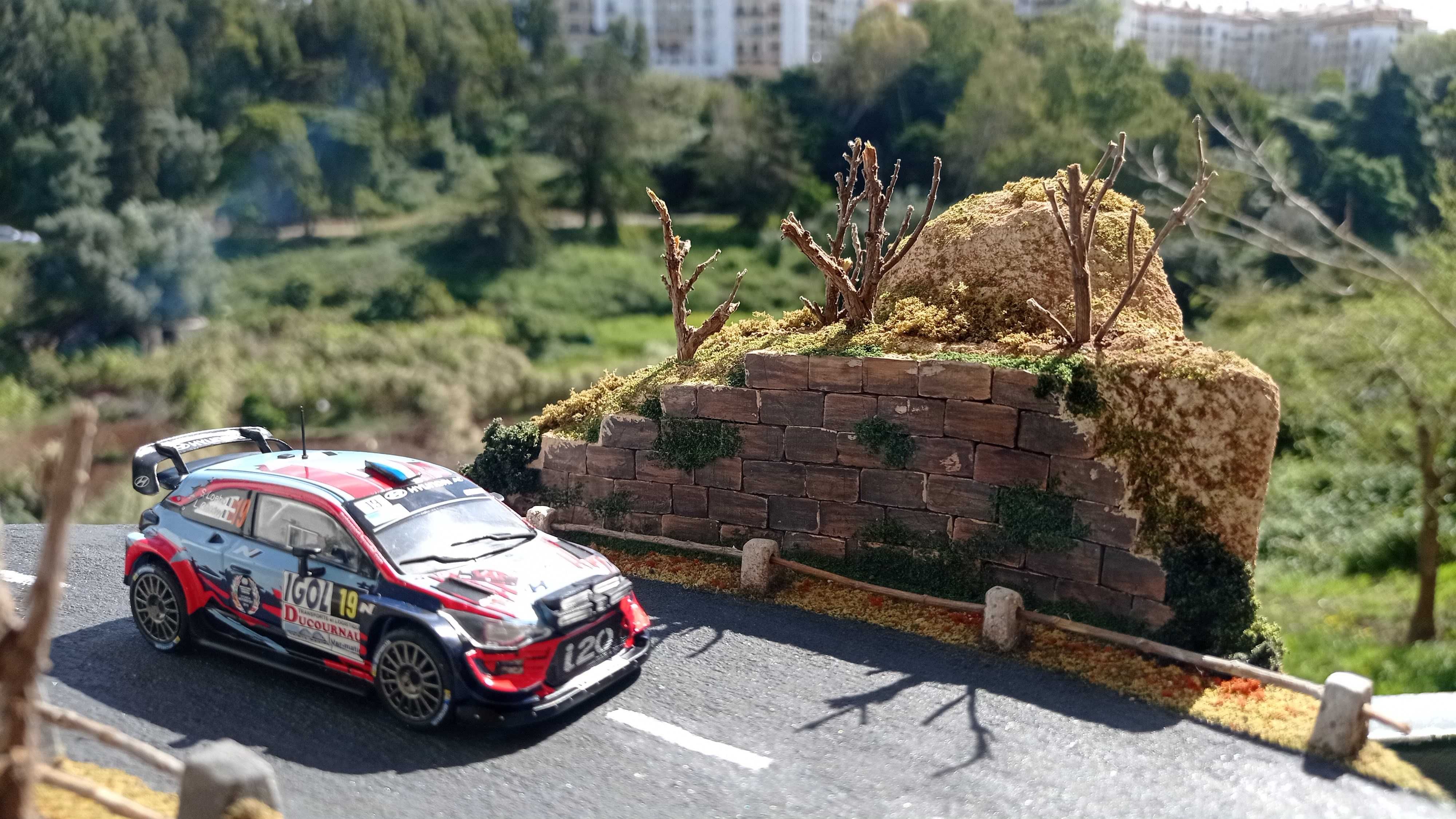 Diorama de Rallye 1/43