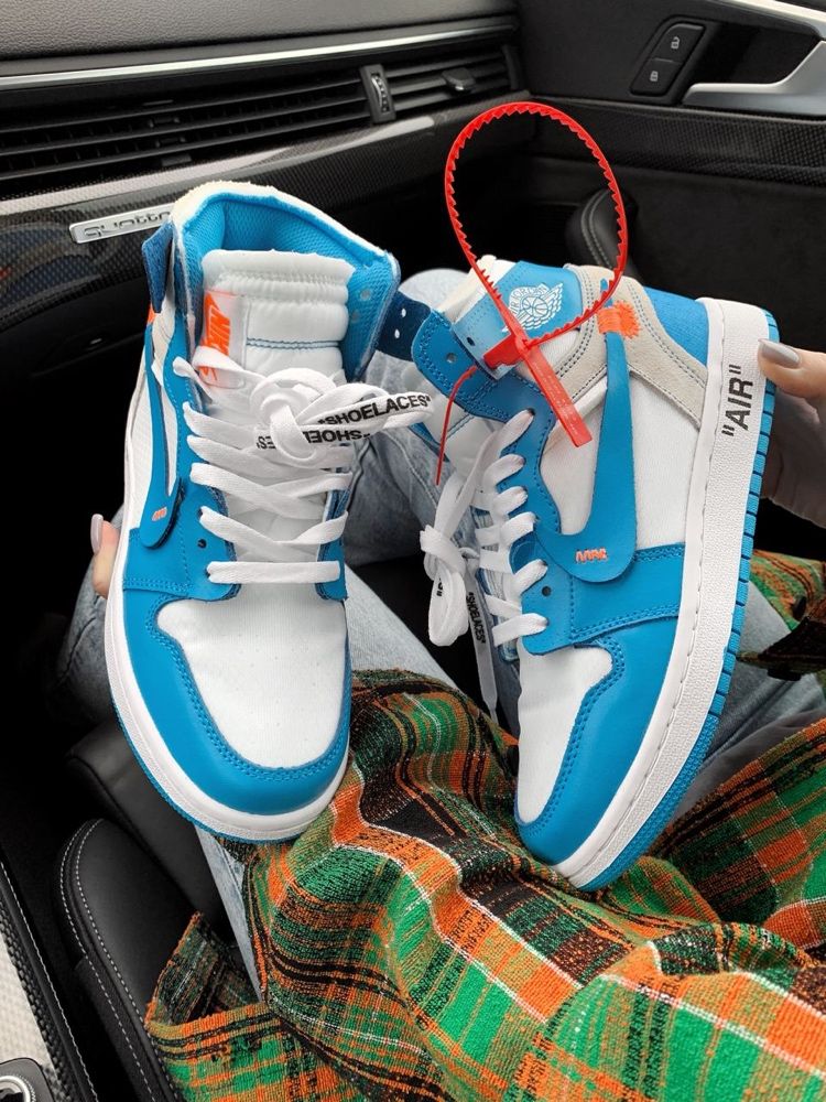 Buty Nike Air Jordan 1 Retro High Blue x Off-White 40-45 trampki