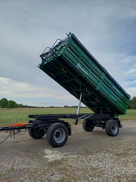 Przyczepa wywrotka na 3 strony 14 ton blumhardt resor 18 ton dmc bdf