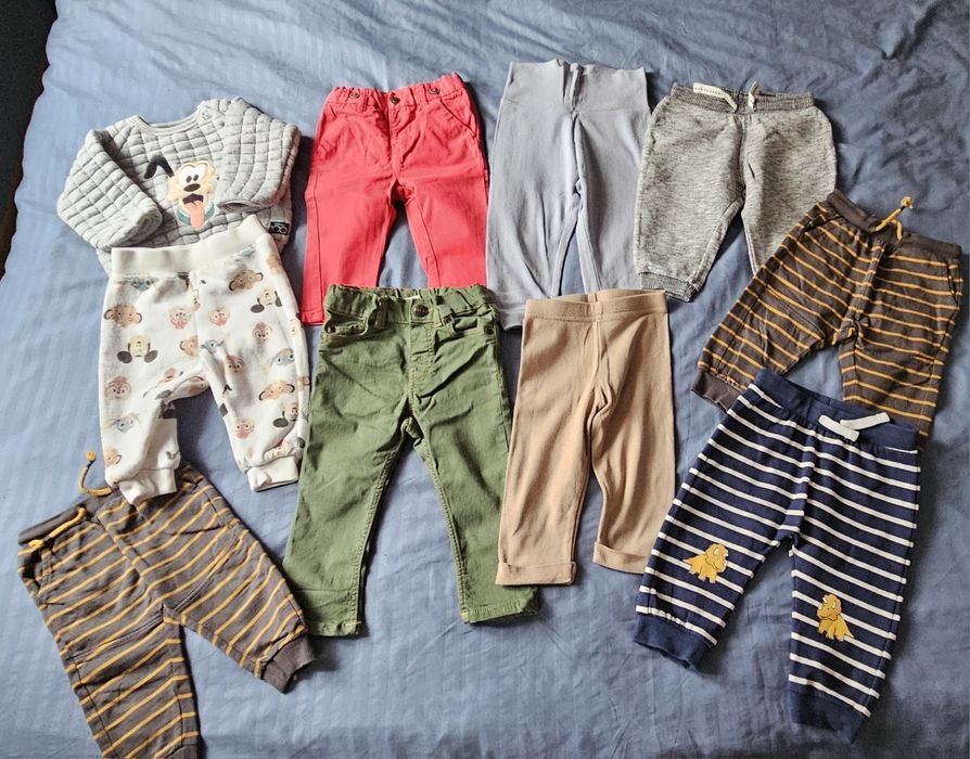 Ubranka dla chłopca r 74  jesienno wiosenne  stan bd