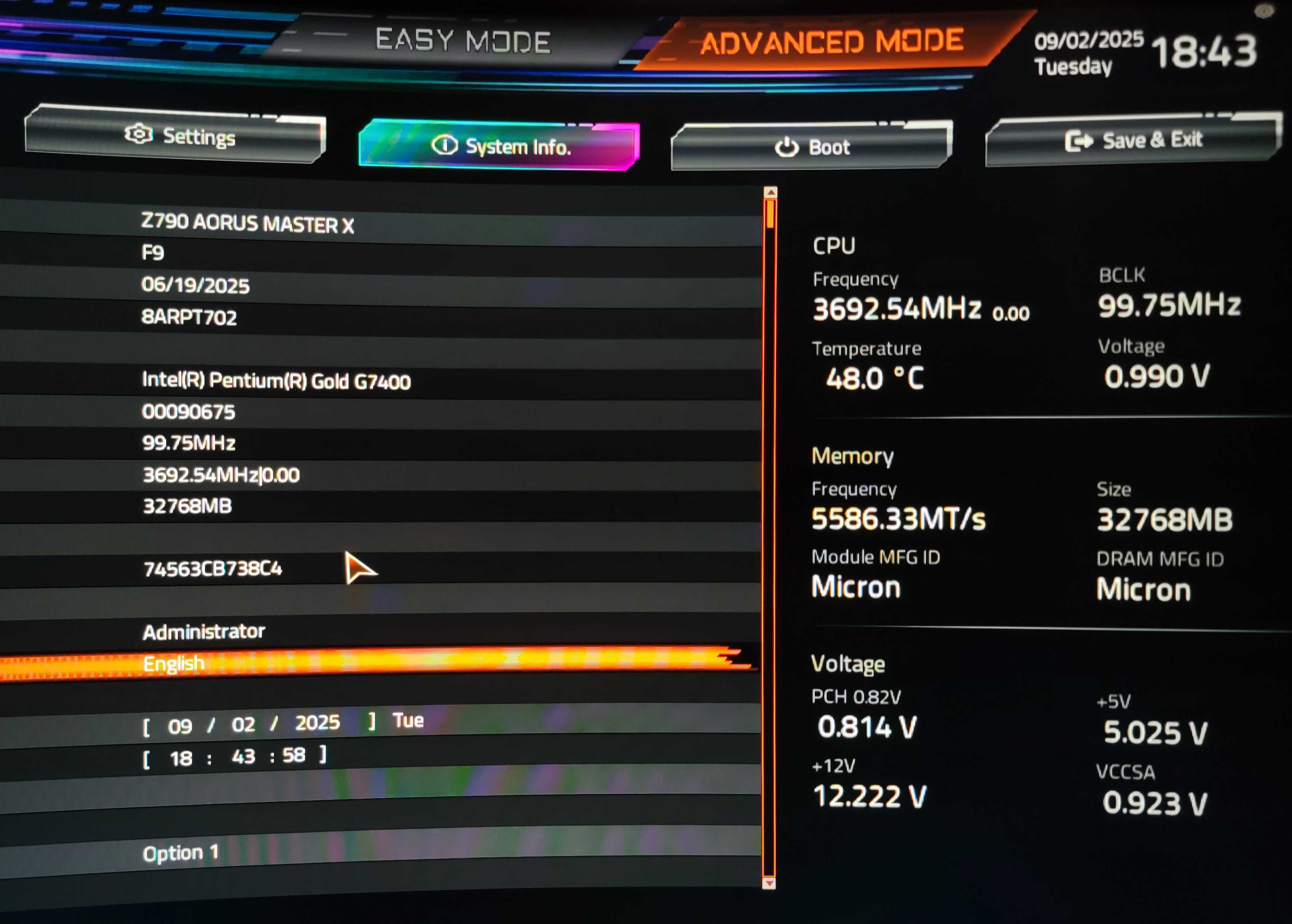 Gigabyte Z790 Master X s1700