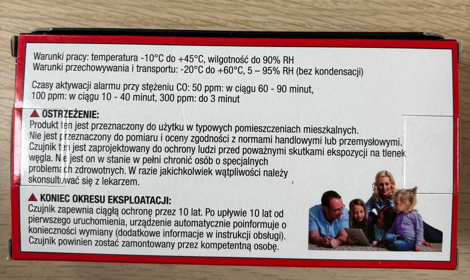 GLORIA KO2D - Czujnik Tlenku Węgla - Nowy - LCD