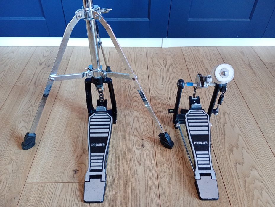 Statyw pod Hi-hat + stopa Premier 4000 hardware zestaw perkusja