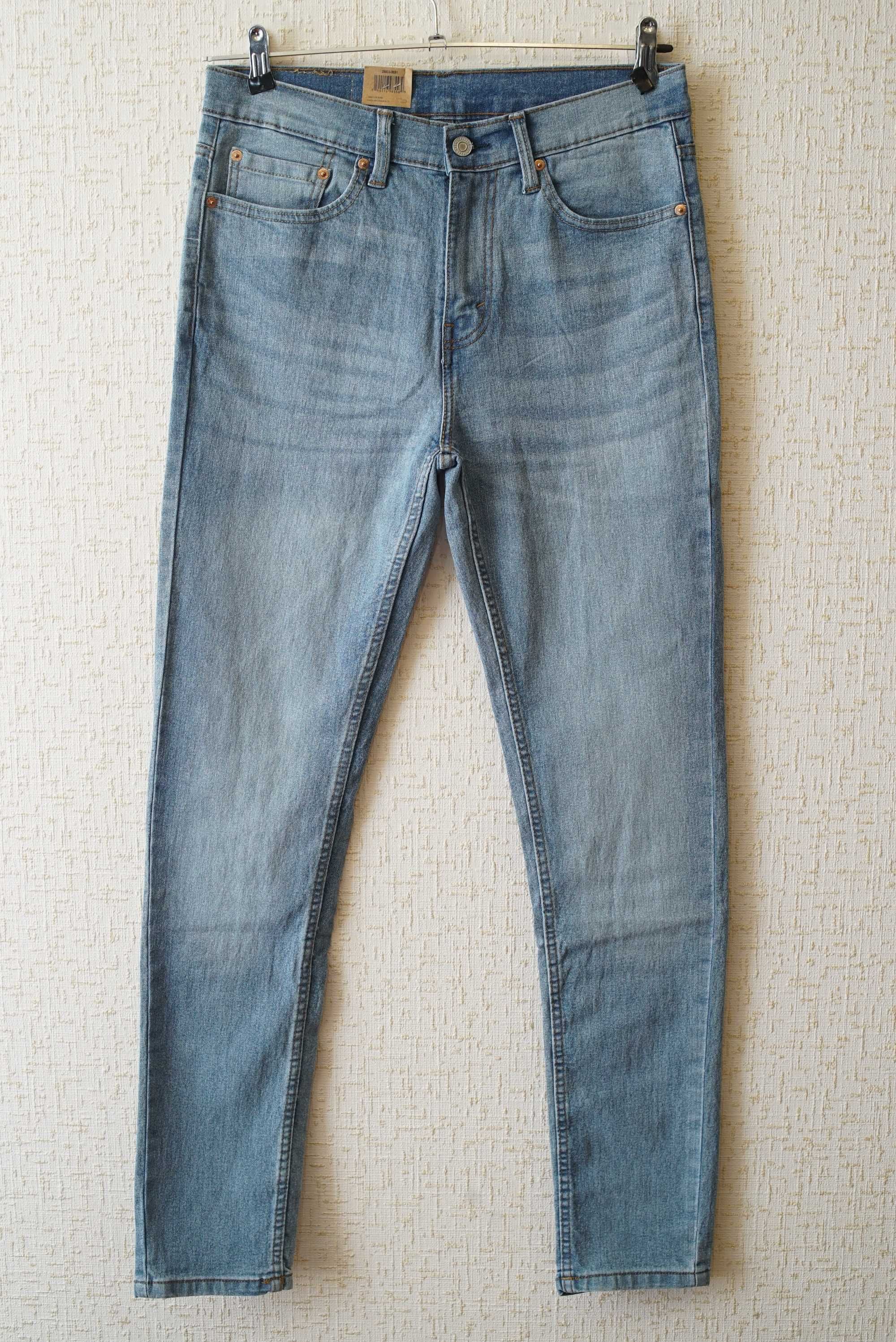 Мужские джинсы LEVI'S голубого цвета (512 slim taper)