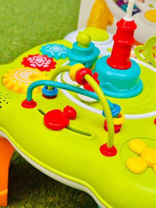 Інтерактивний розвиваючий столик (піаніно, човен, рухомі деталі)