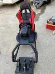 Cadeira gamer com volate e pedal