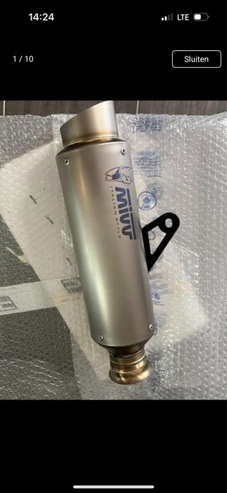 KTM 1290 SUPERDUKE GTс  2016 MIVV прямоток вихлоп банка