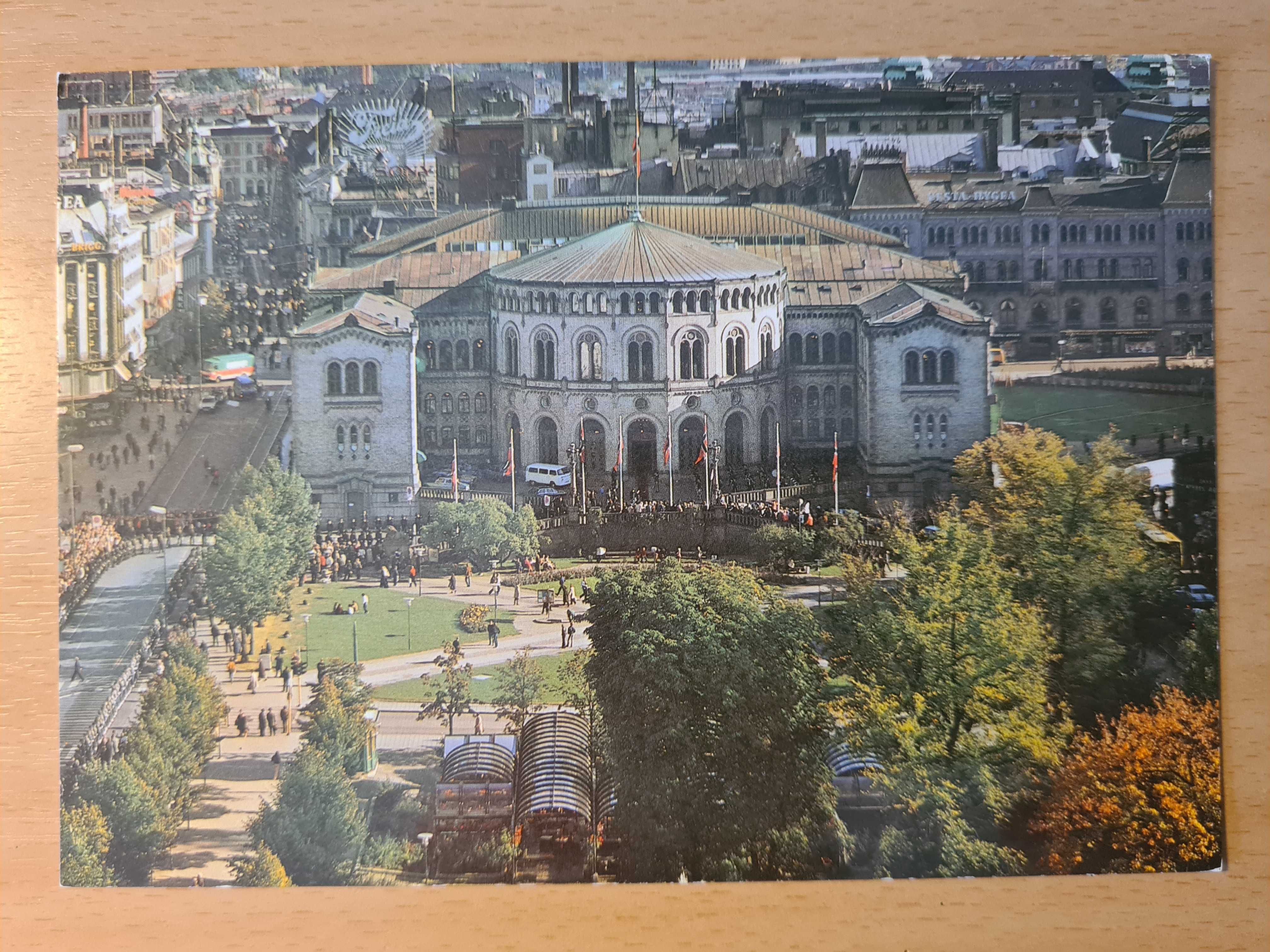 1 postal ilustrado de Oslo, Noruega