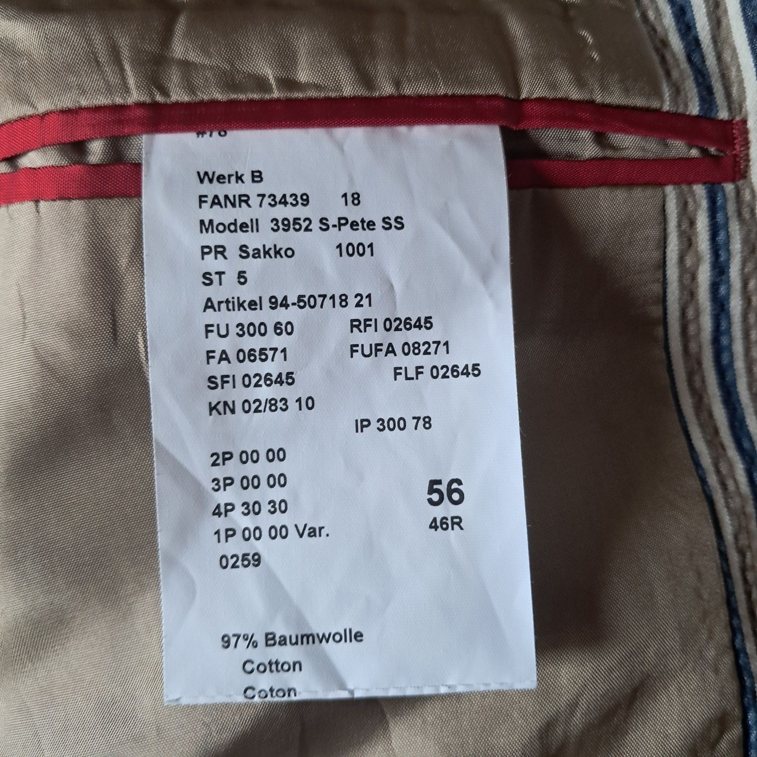 CG - marynarka męska r.56