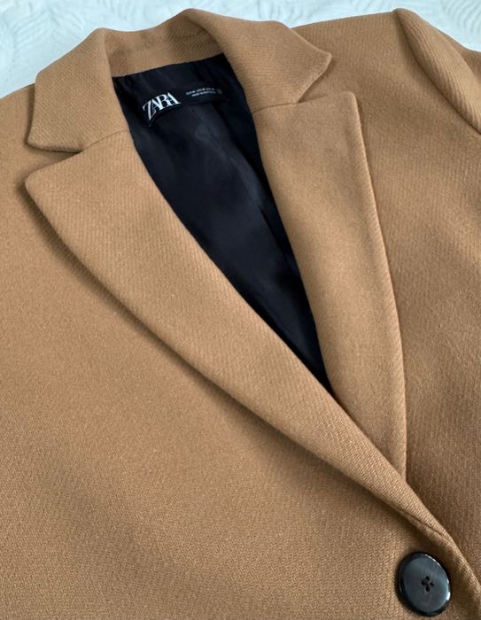 Пальто жіноче Zara M весняне осіннє вовняне