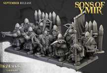 Dwarf Crossbowmen - ToW AoS WFB - Highland Miniatures x10