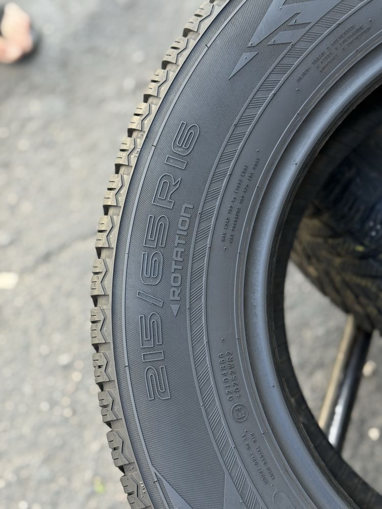 Топова шина‼️Nokian WR SUV4 98Н 215/65 r16 7.7мм 2023рік