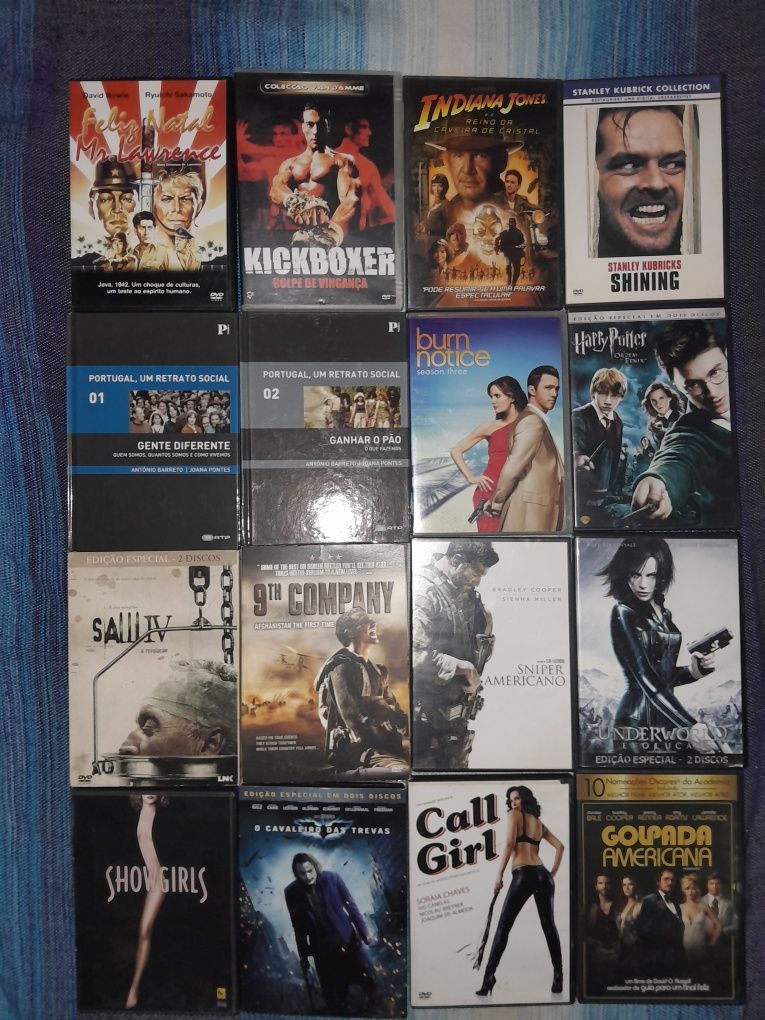 Filmes e séries em DVD