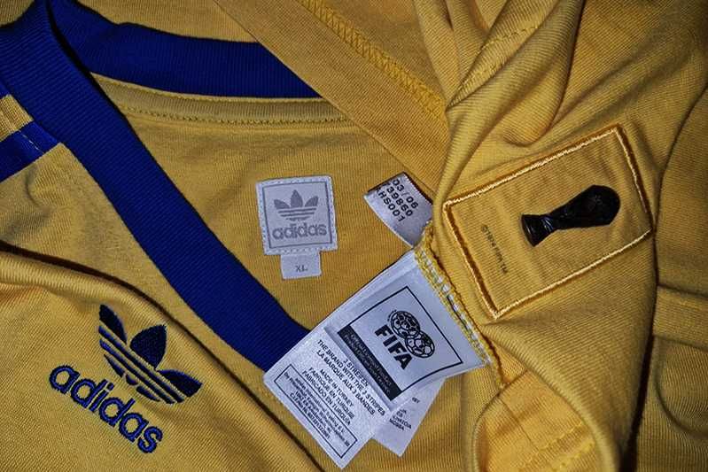 Szwecja S.v.F.F. koszulka Adidas retro replicas#10 Edstrom size: XL