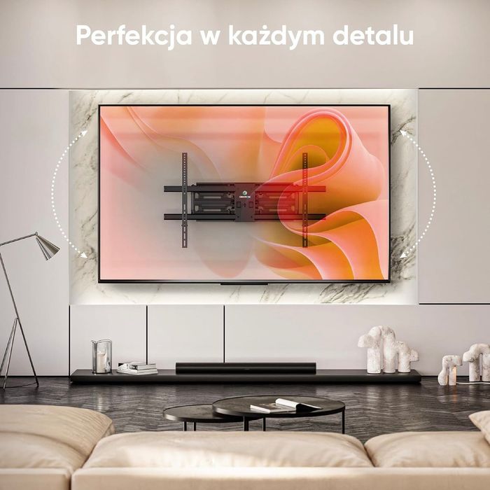 Uchwyt regulowany do TV 100" HILLPORT DY999 – Wesa 800x600 Czytaj opis