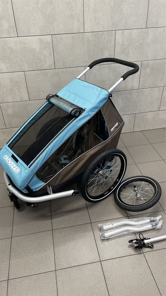 Przyczepka rowerowa jednoosobowa Croozer Kid plus For 1 z amortyzacja