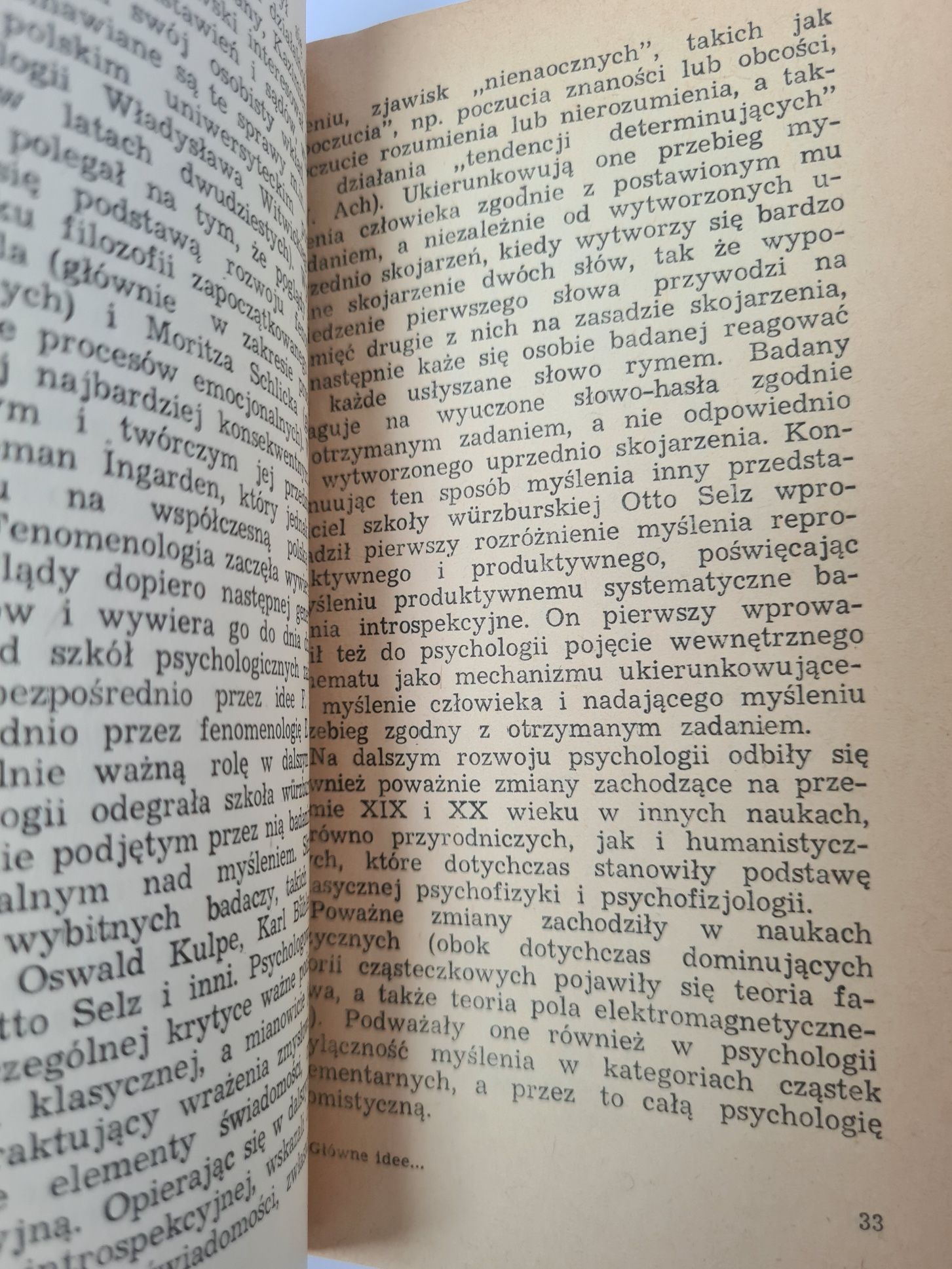 Główne idee współczesnej psychologii - Tadeusz Tomaszewski